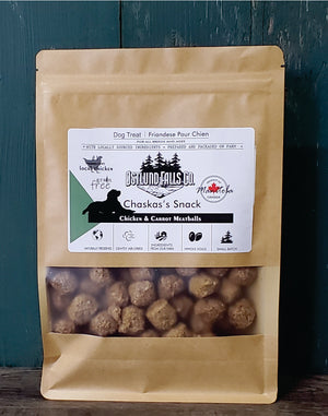 Dog Treat - Chaska's Snack - Chicken and Carrot Meatballs