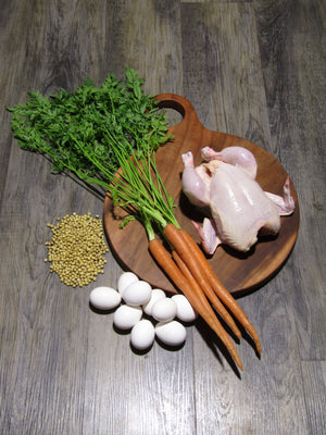 Dog Food - Tucker's Dinner - Chicken and Carrot Meatballs - Ostlund Falls Company